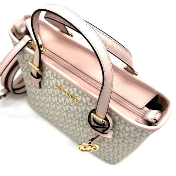 Michael Kors Jet Set Travel Extra-Small Top-Zip Tote Bag & Continental Wallet - Picture 6 of 11